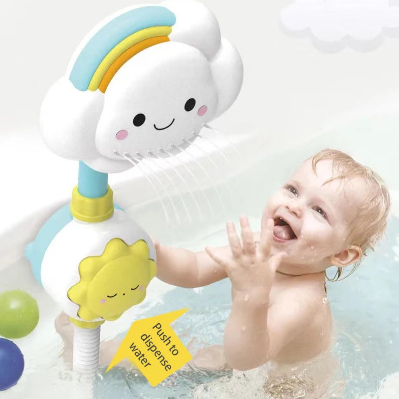 Children's shower, cloud shower, baby's play in water, bathroom shower, shower, baby toys