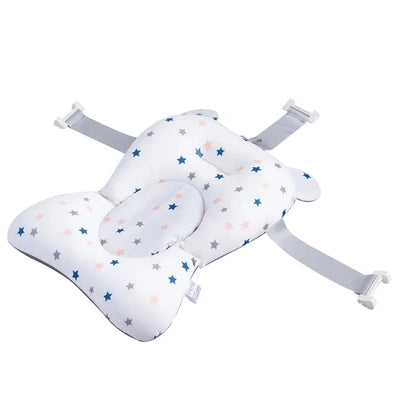 Baby Bath Seat Support Mat Foldable Bath Tub Pad &amp Chair Newborn Bathtub Pillow Infant Anti-Slip Soft Comfort Body Cushion