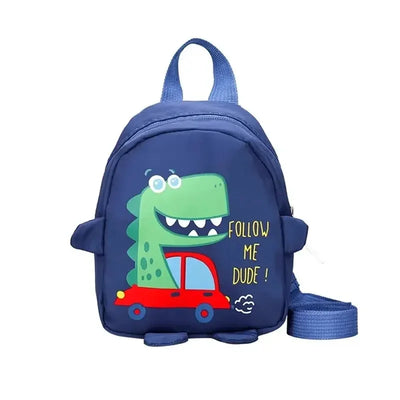 Children Cute Cartoon Dinosaur School Bags Anti-lost Backpacks Toddler Rucksack Kindergarten Schoolbag