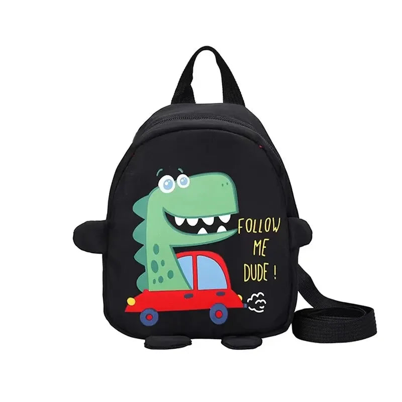 Children Cute Cartoon Dinosaur School Bags Anti-lost Backpacks Toddler Rucksack Kindergarten Schoolbag